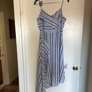 Striped Blue and White Women's Dress